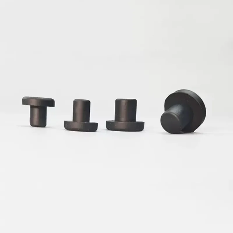 2 มม.-14 มม.ซิลิโคนสีดํา Hole Stopper ยางหมวกรอบซีลปลั๊ก T ประเภทสูงอุณหภูมิปลั๊กกันฝุ่น