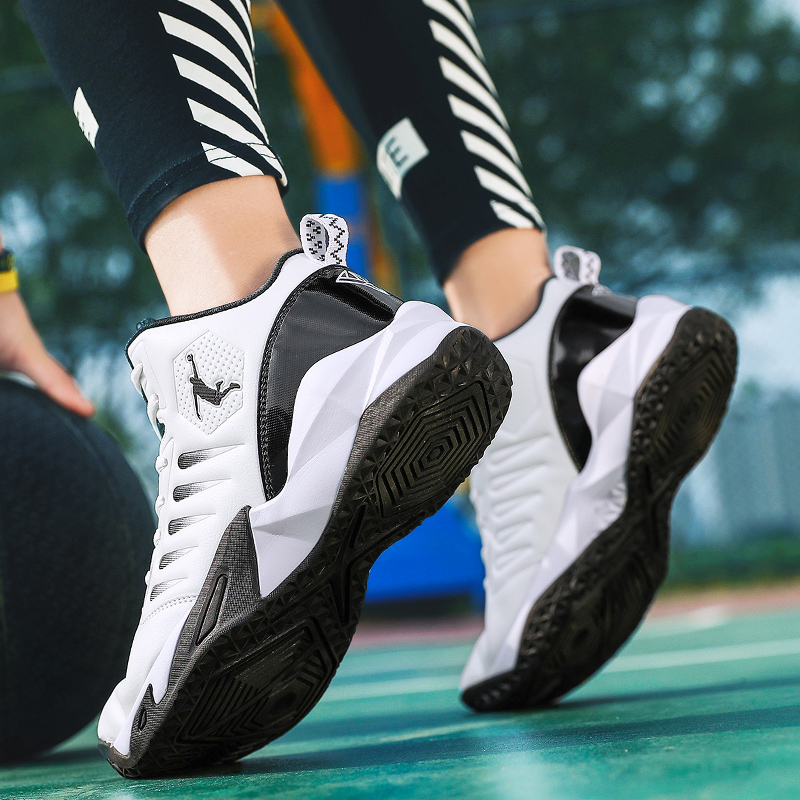 Tênis de basquete masculino amortecimento respirável antiderrapante wearable sapatos esportivos ginásio treinamento atlético tênis de basquete para mulher