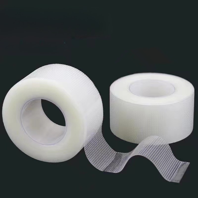 1 rolo de fita adesiva transparente psa, respirável, rasgável, sensível à pressão, fita adesiva para curativo de feridas
