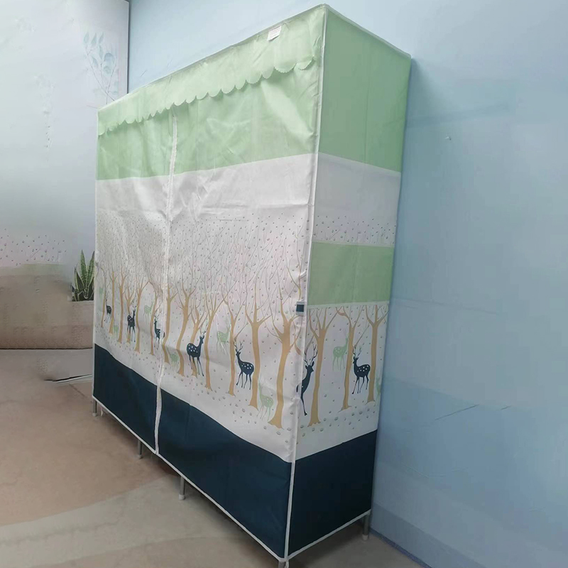 Simple wardrobe assembly fabric storage