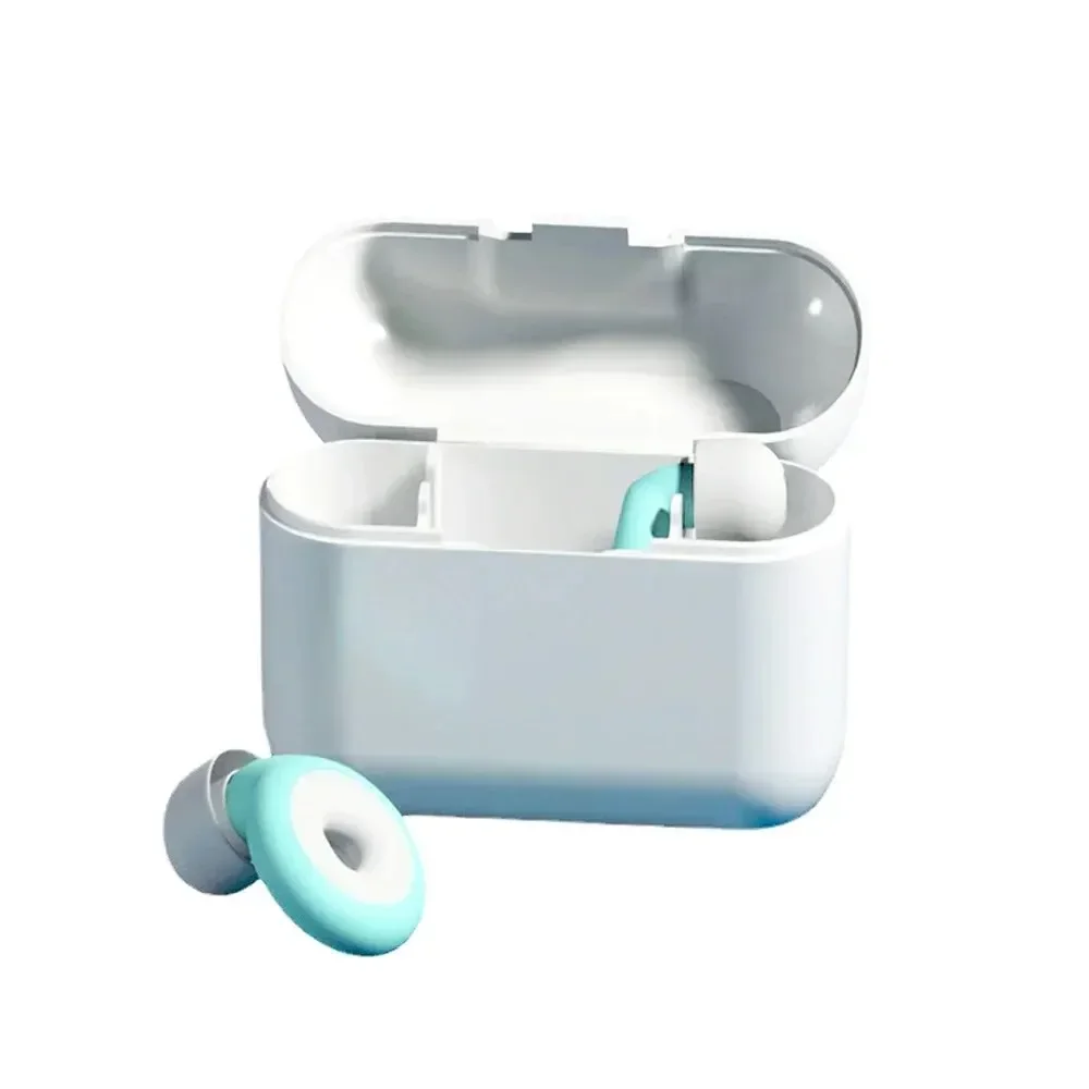 1 paio di tappi per le orecchie in morbido silicone per il sonno, riduzione del rumore, cuffie antirumore impermeabili riutilizzabili per la protezione del nuoto da viaggio
