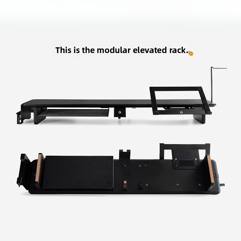Z3 Modular Monitor Stand Premium คอมพิวเตอร์ Riser สําหรับพื้นที่ทํางานตามหลักสรีรศาสตร์ Modern Desk Organizer สําหรับสํานักงานวอลนัท/สีดํา/สีขาว