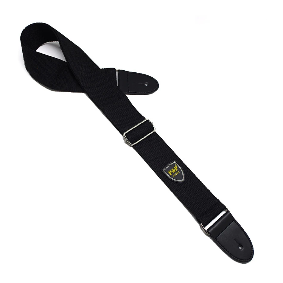 Ремень для бас гитары из искуственной кожи, цвет черный коричневый