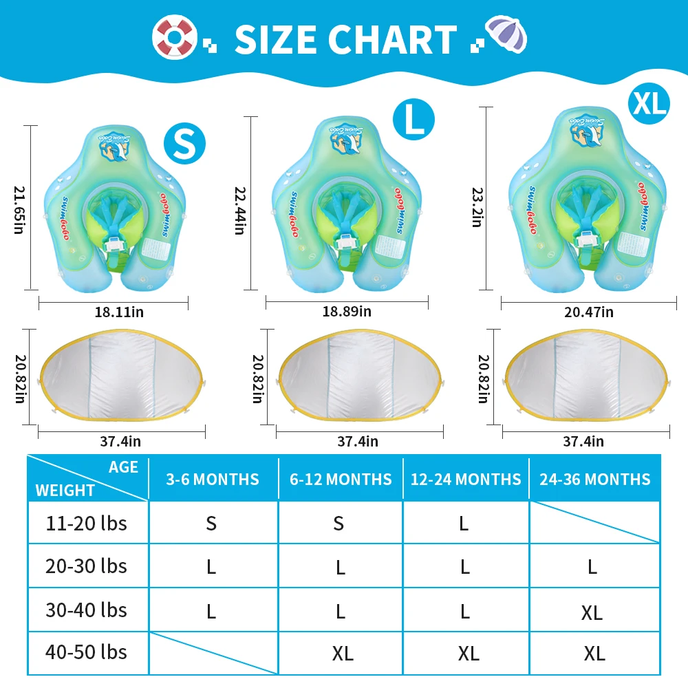อัพเกรดใหม่เด็กว่ายน้ำ Float Inflatable ทารกลอยเด็กห่วงว่ายน้ำวงกลมชุดว่ายน้ำฤดูร้อนของเล่นเด็กวัยหัดเดินแหวน