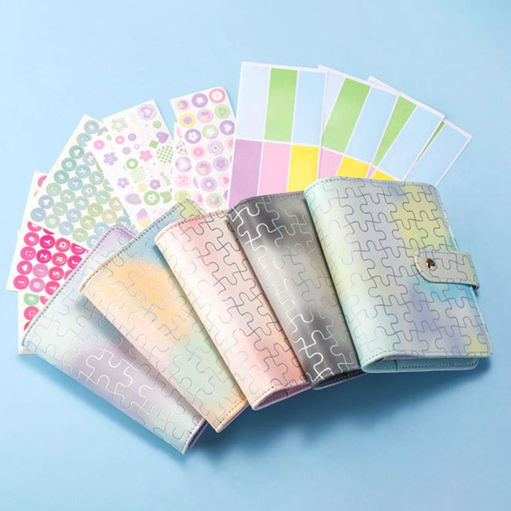 PU Leather Budget Binder Planner Daily Weekly Wallet Organizer Envelope Challenge Binder Cash Envelopes Bill Holder