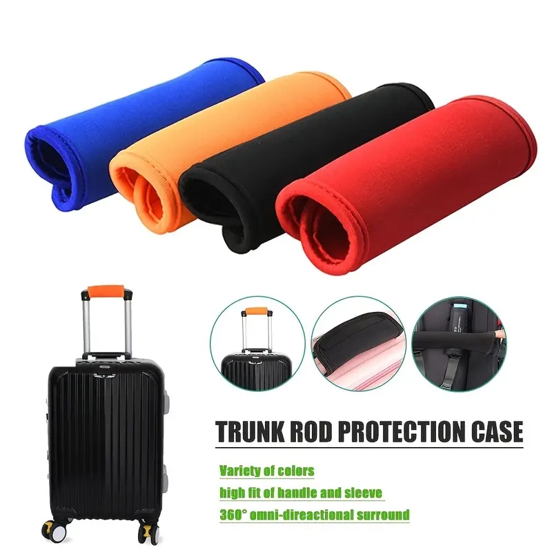 สบาย Neoprene กระเป๋าเดินทาง Handle Wrap Grip กระเป๋าเดินทางกระเป๋าเดินทางกระเป๋า Handle Identifier รถเข็นเด็ก Grip ป้องกันกระเป๋า Part