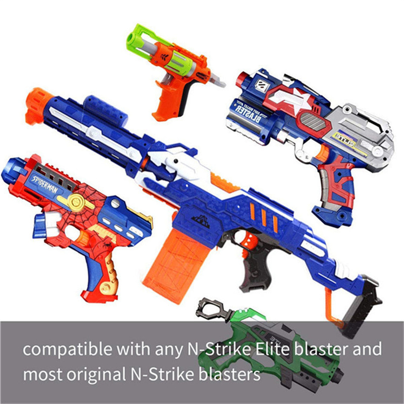 50 pçs balas de cabeça redonda sólida 7.2cm para nerf n-strike elite série blasters espuma eva recarga dardos crianças armas de brinquedo acessórios