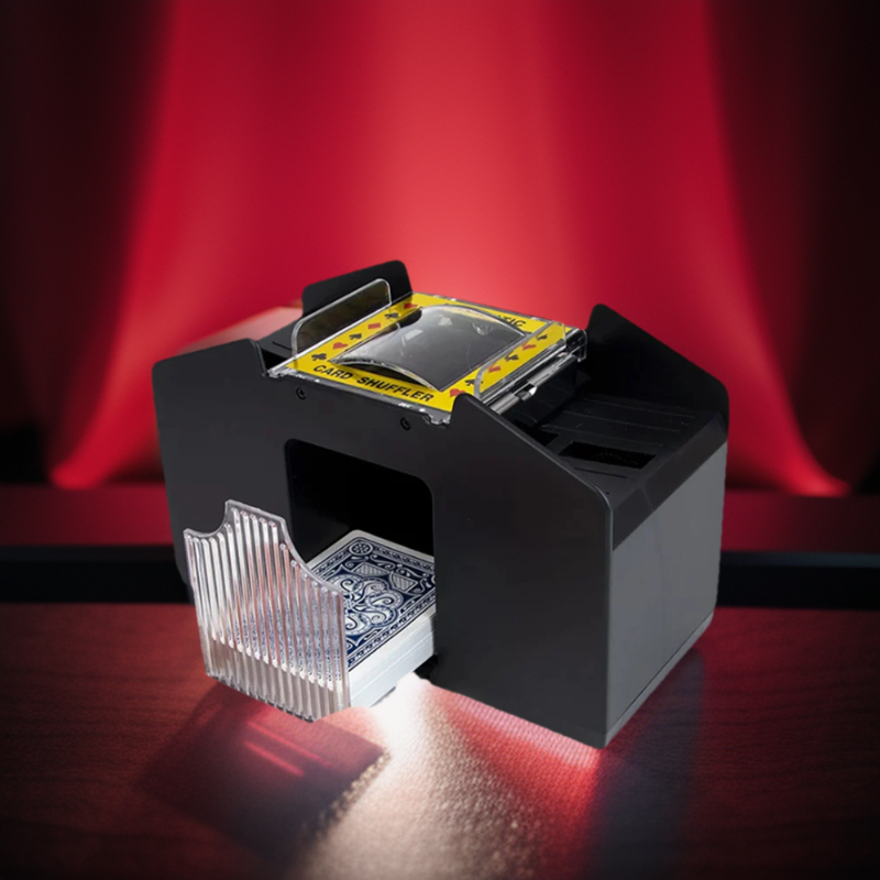 2-Deck Automatische Speelkaart Shuffler Mixer Games Poker Sorter Machine Dispenser voor Party Batterij-aangedreven USB-C Opladen