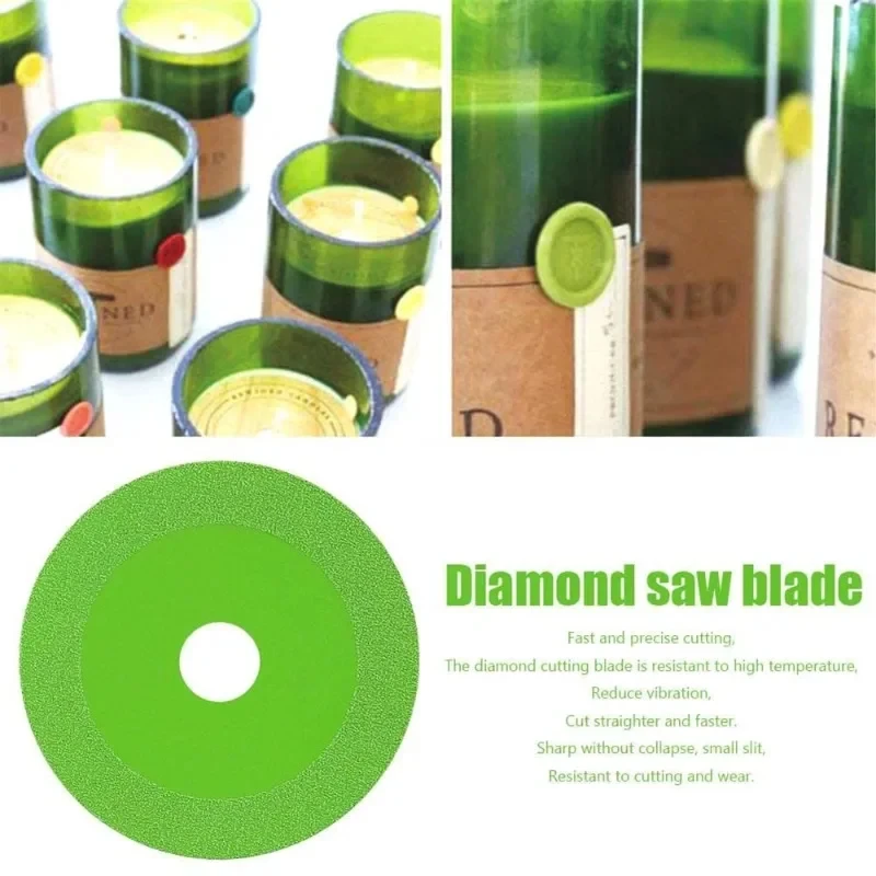 Disco de corte de vidrio φ115/125mm x 22,23mm hoja de sierra de mármol de diamante azulejo de cerámica Jade hoja de corte de pulido especial soldadura afilada