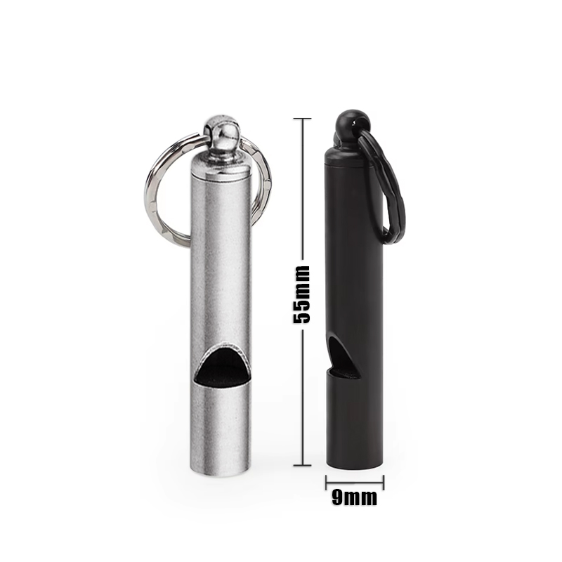 Hochwertige Notfallpfeife aus Edelstahl, ultraleichte Sicherheitspfeife, Schlüsselanhänger, Outdoor, Wandern, Camping, Überlebenszubehör