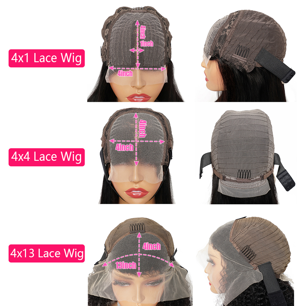 300% 密度変態カーリー人毛ウィッグ女性のための生インドの毛 13 × 4 Hd 透明レース前頭かつら 12-30 インチナチュラルカラー