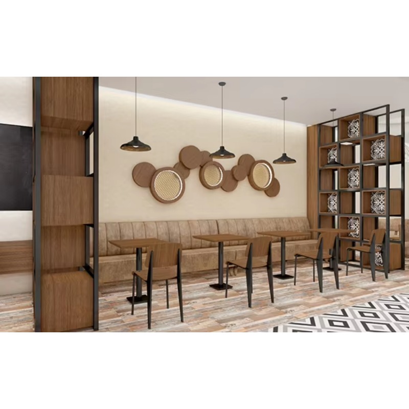 Coffee Shop Furniture   Interior Design Bakery  Display Counter Cafe Dining Set