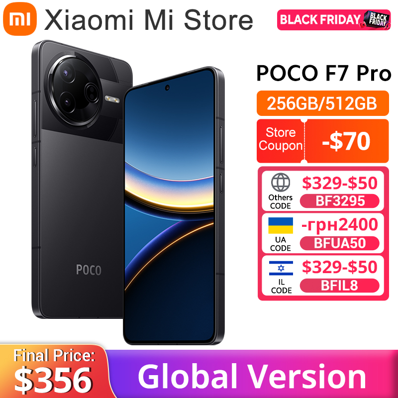 【Brand+】Global Version POCO F7 Pro 5G Snapdragon 8 Gen 3 50MP main camera 6.67 " WQHD+ Flow AMOLED DotDisplay 90W HyperCharge