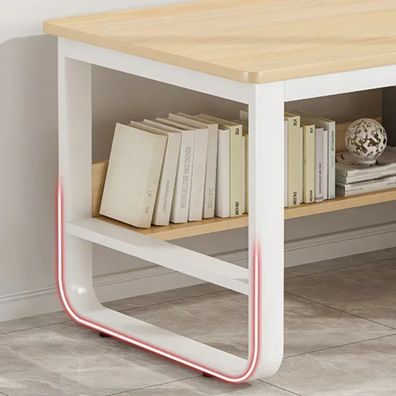 Office Desk, Computer Desk, Multi-layer Solid Wood Board, Multiple Sizes Available, Suitable for Study and Office