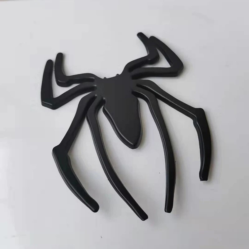 1ชิ้นสติกเกอร์ติดรถยนต์แบบสามมิติสติกเกอร์ติดรถยนต์ลายแมงมุมโลหะสติกเกอร์ติดรถยนต์ส่วนบุคคลสติกเกอร์ตกแต่งเพื่อซ่อมแซมรอยขีดข่วน