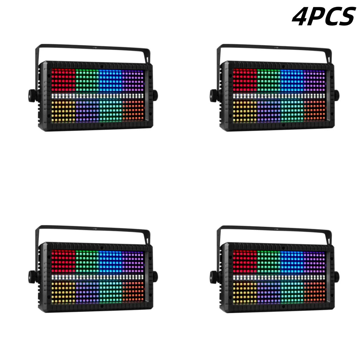 4 teile/los 60 W Mni LED Strobe RGBW 4in1 8 Partition Weiß 8000 K DMX Super Helle Waschen Dj bar Strobe Bühne Lichteffekte