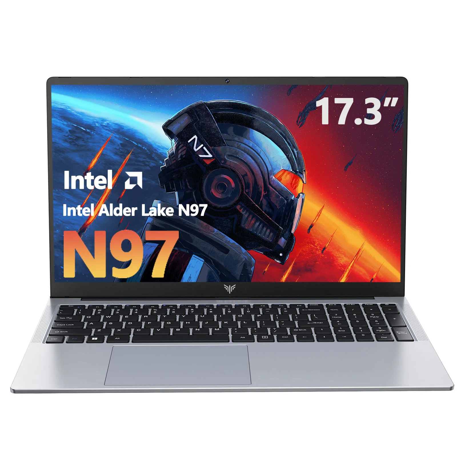 ACEMAGIC-laptop 17,3-inch FHD-laptop Intel Alder Lake N97 16 GB RAM 512 GB SSD Windows 11 Pro-notebook 180 °   Flipcomputer Wifi5 BT5.0