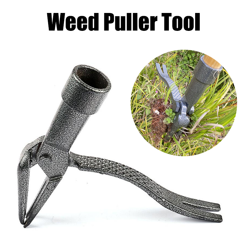 Portátil Iron Weed Extrator com Pedal, Ferramenta removível, Garra Weeder, Removedor de raiz, Ferramentas de jardim ao ar livre