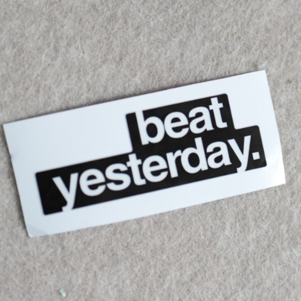 Beat ayer-pegatinas para cuadro de bicicleta de montaña, tubo superior, accesorios de decoración de moda impermeables, calcomanías de vinilo duraderas para bicicleta
