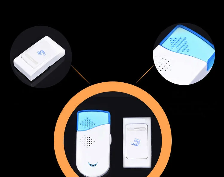 SmartYIBA Không Dây DingDong Chuông Cửa Âm Nhạc Giai Điệu Chuông Cửa Điện Chuông Cửa Cửa Chuông