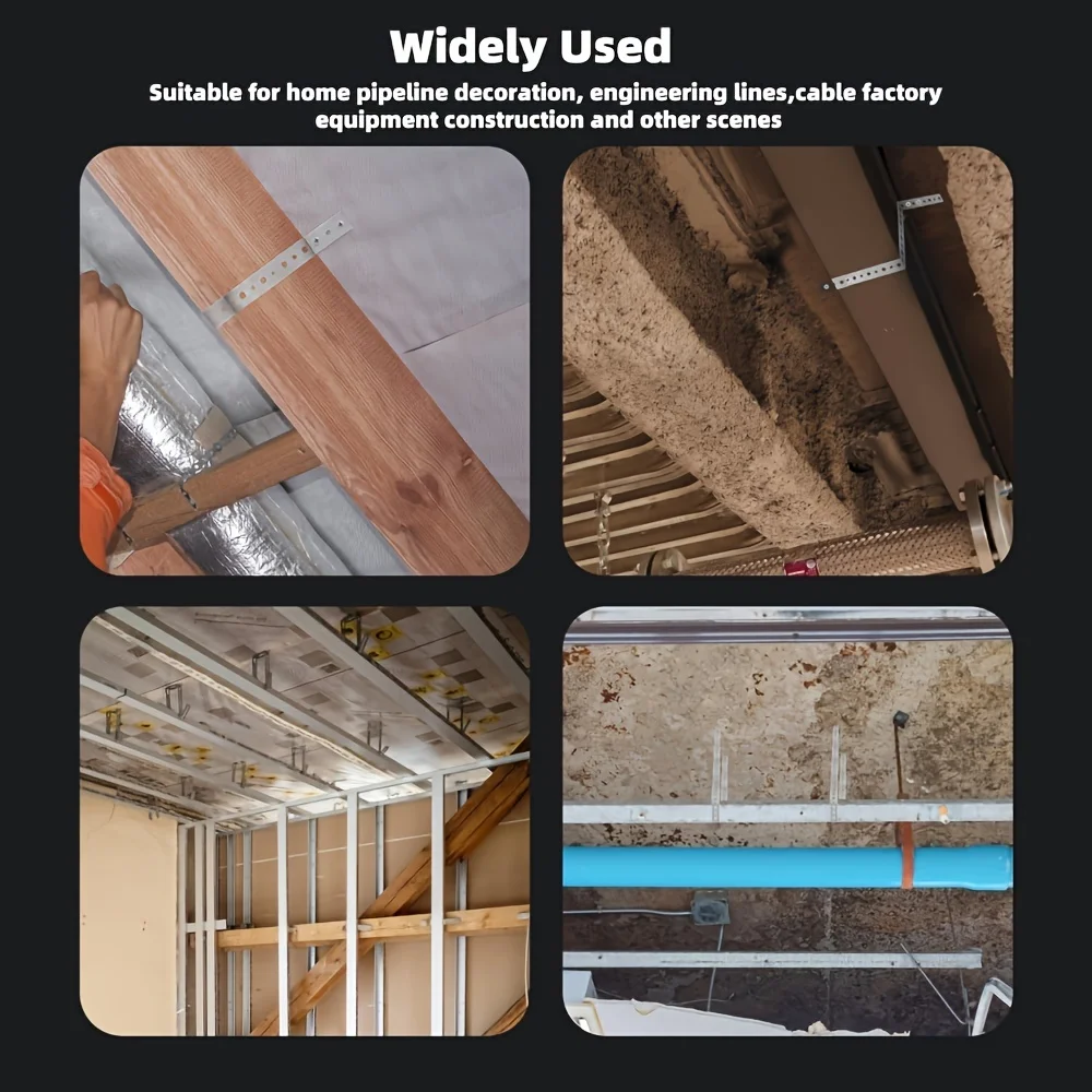 1 roll of galvanized iron tape pre-punched multi-slot metal tape for pipe support and sheet metal work