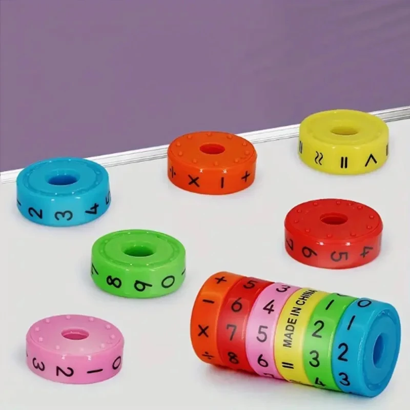 Jouets magnétiques Montessori, jouets éducatifs d'apprentissage précoce pour enfants, mathématiques, chiffres d'affaires, bricolage, puzzle à assembler, pour enfants, garçons et filles
