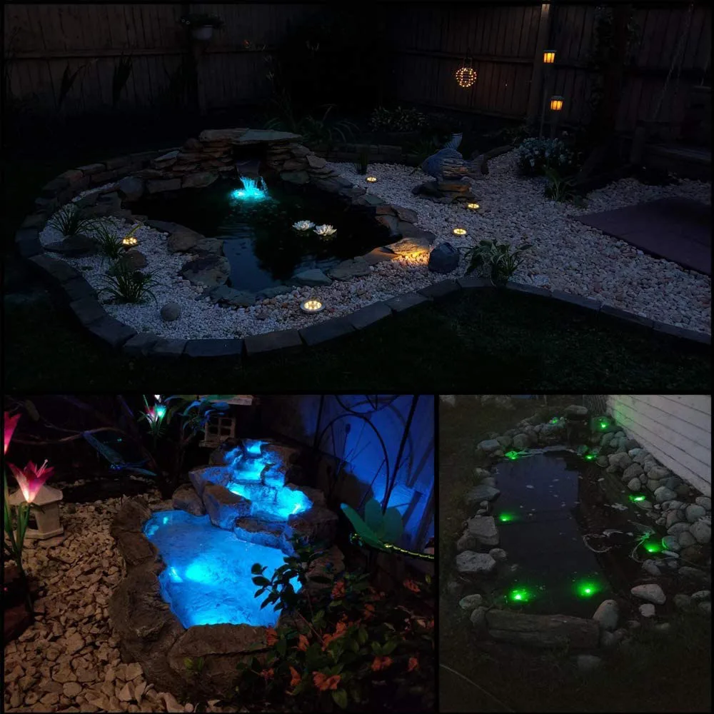 Mini luces LED sumergibles con control remoto, luz subacuática pequeña para té, alimentada por batería para fiestas, eventos, jarrón, pecera