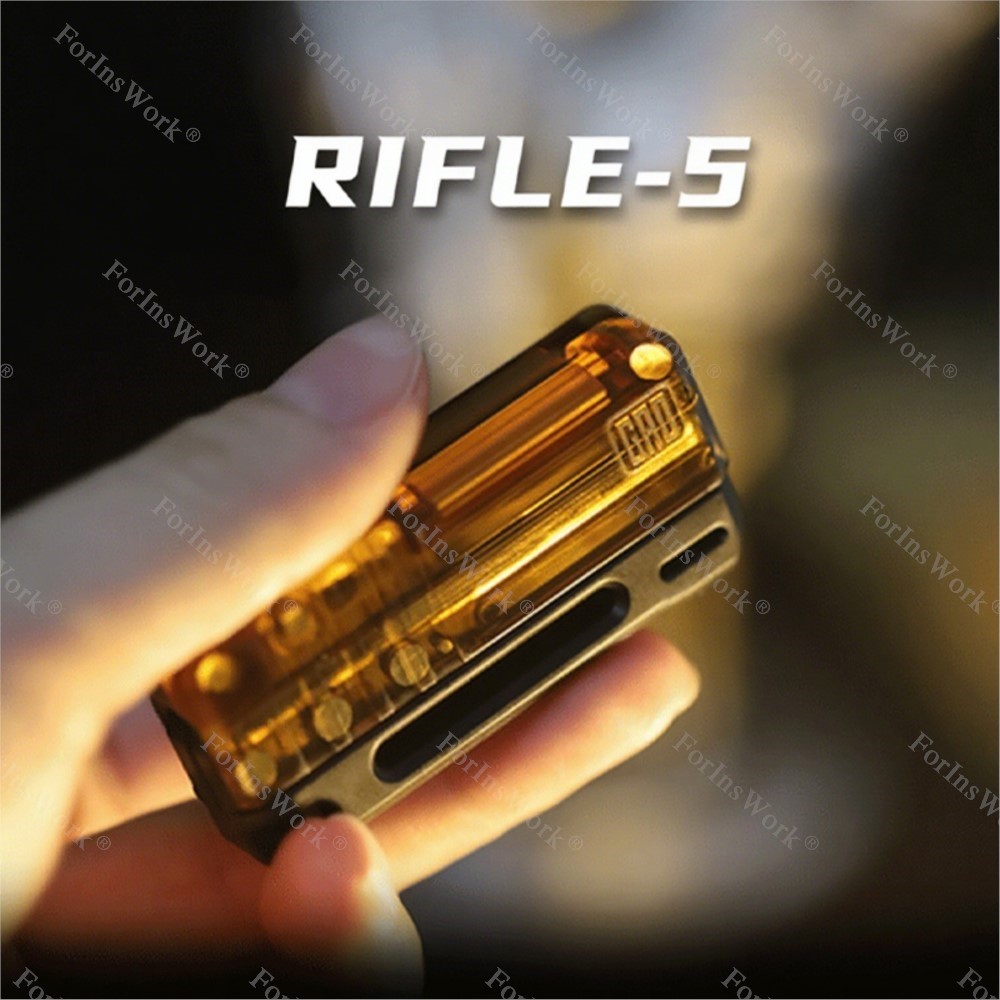 GAO Studio новый ПК RlFLE-5 магнитный механический слайдер с отскоком EDC декомпрессионные игрушки