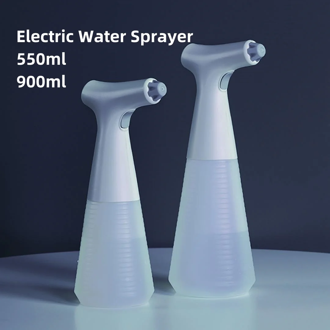 Regadera xiaodaelectric 550/900ml, dos modos de pulverización/carga de interfaz C, jardinería/limpieza/arrosage ajustable/méticuloso