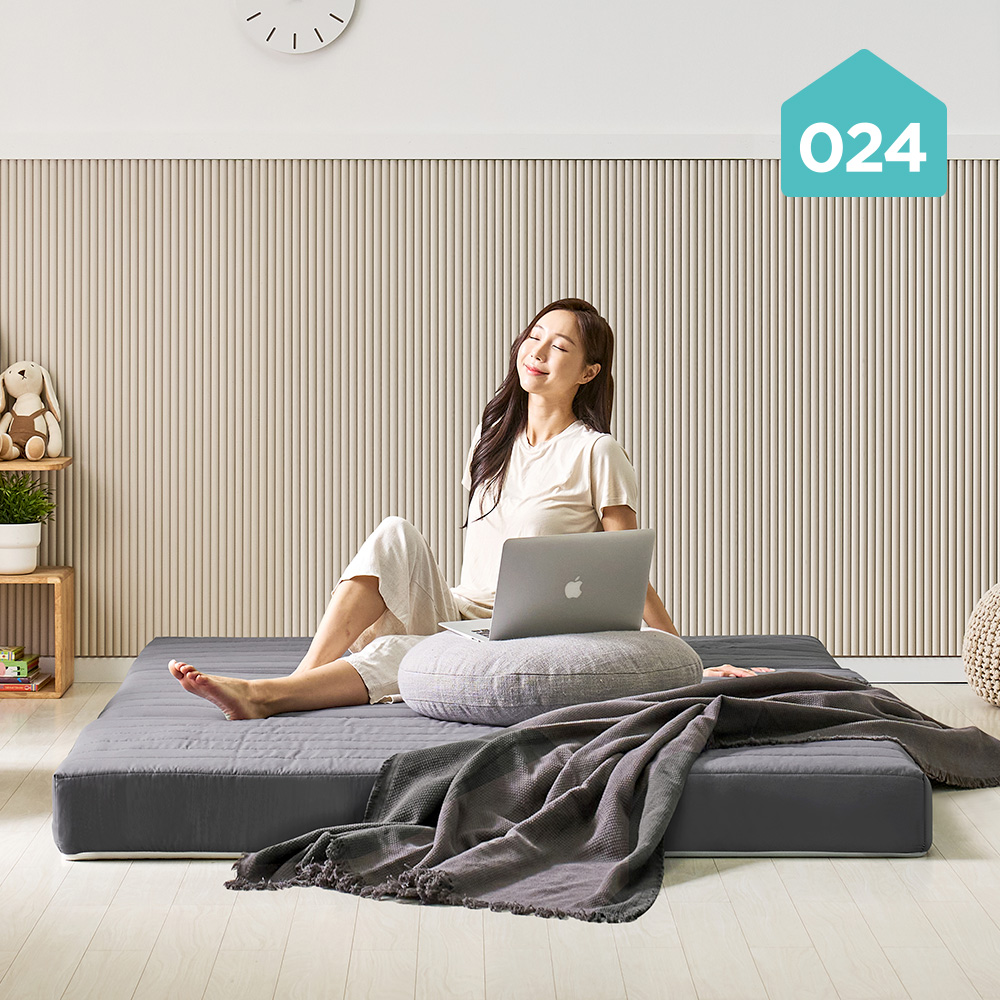 024홈 국민토퍼 3단 접이식 매트리스 단단한 바닥 침대 토퍼 8/16cm MS/SS/Q