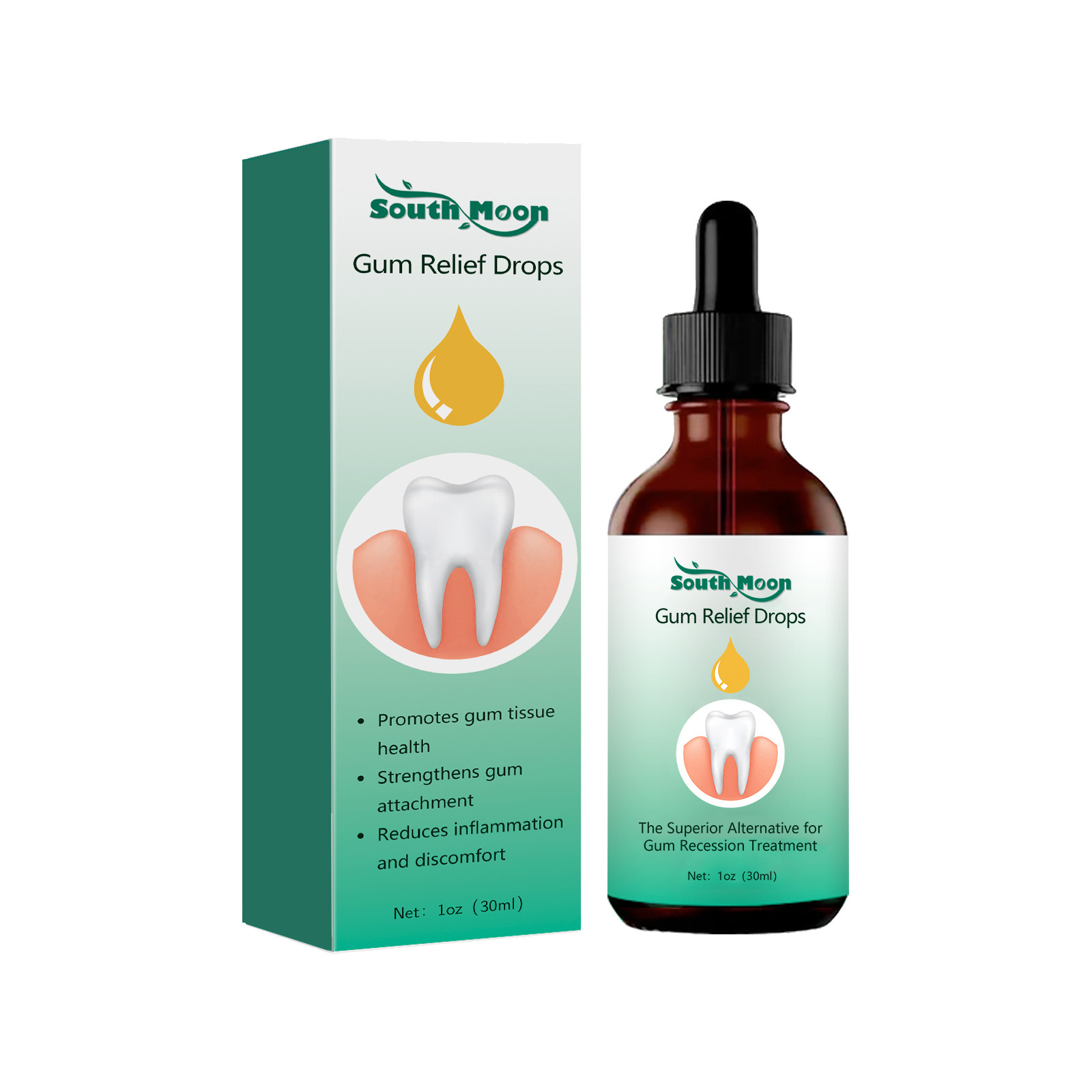 Suero de reparación de encías, alivia la recuperación de la hinchazón gingival, elimina las manchas de placa amarilla, crecimiento de las encías, alivia la caries, el dolor de dientes, cuidado de las caries