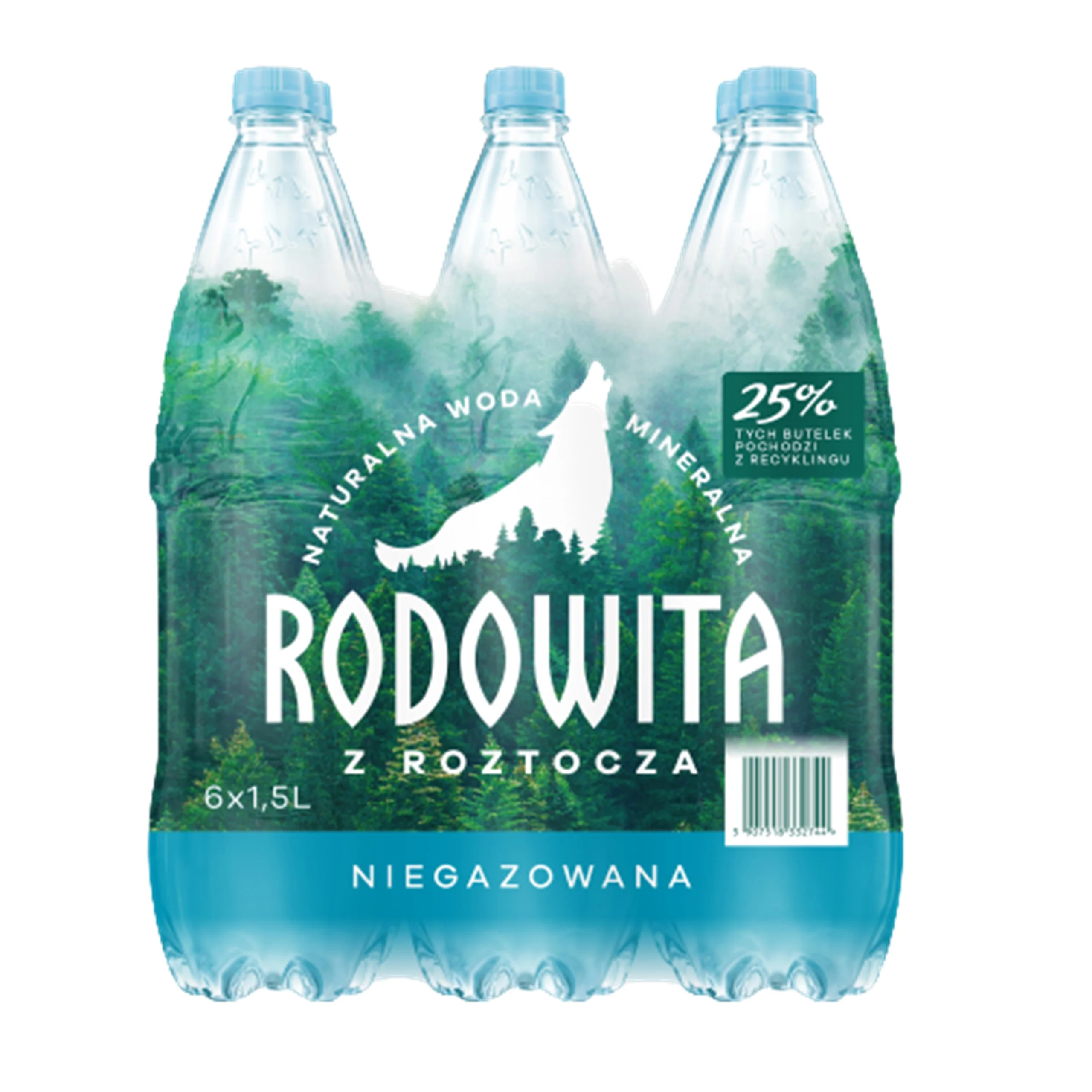 Woda mineralna RODOWITA z Roztocza niegazowana 6x 1,5 l