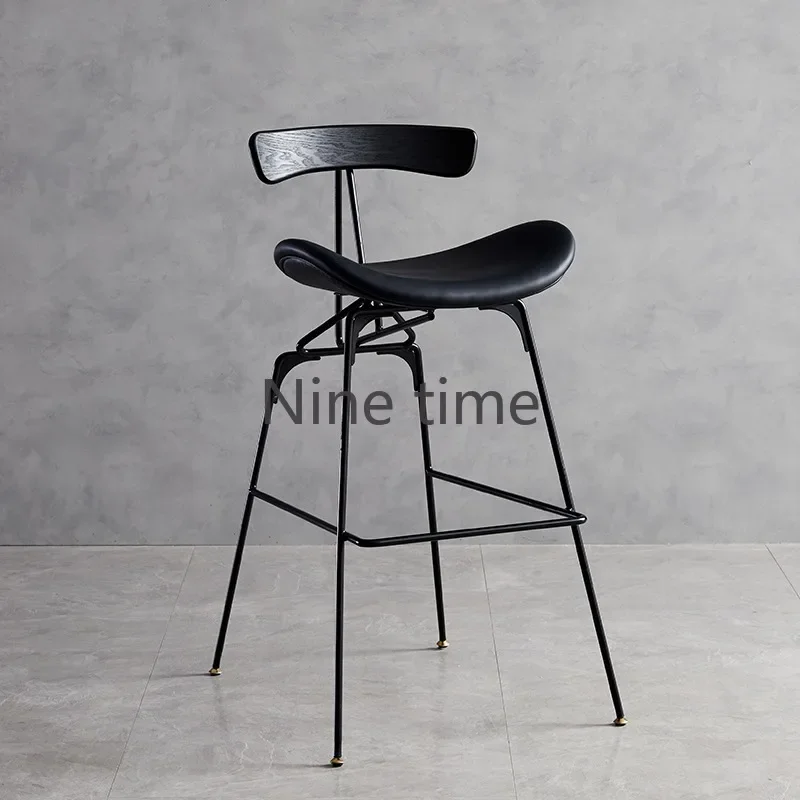 북유럽 게이머 의자, 카페테리아 나무 등받이, 미용실 주방 카운터 스툴, Muebles 파라 바 가구, 미드 센추리