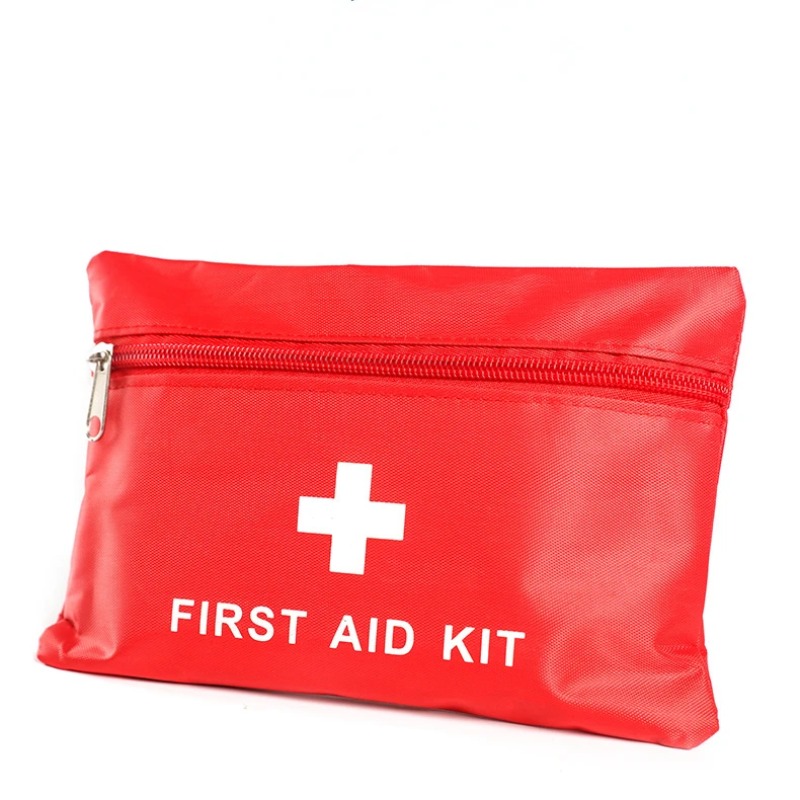 救急バッグアウトドアスポーツキャンプピルバッグホームミニ医療緊急バッグサバイバル救急キットバッグ 20x14cm
