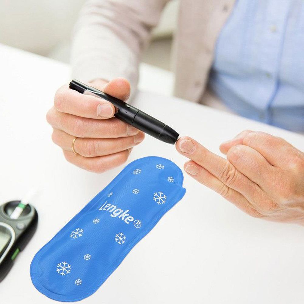 1 pçs gel frio bloco de gelo protetor pílula refrigerado pacote de gelo diabético insulina saco de resfriamento refrigerador isolamento organizador caso viagem