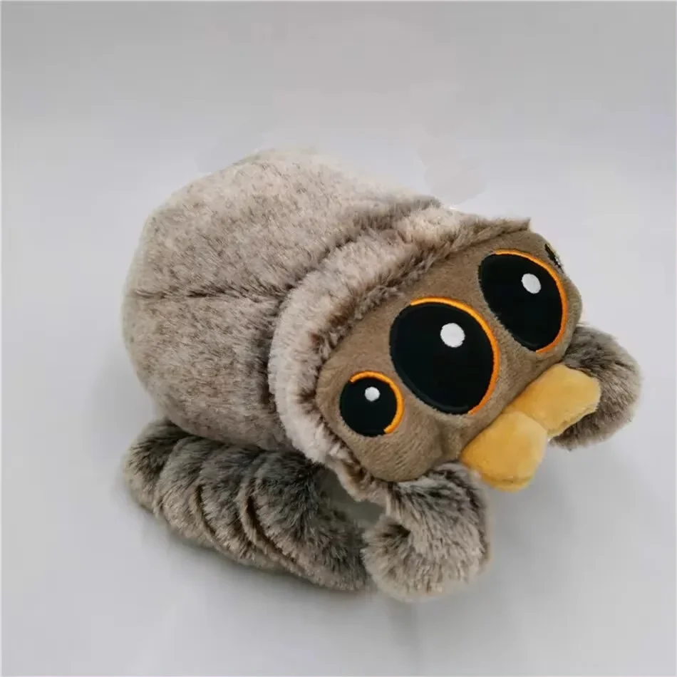 Animal de pelúcia macio bonito pequena aranha bebê plushies brinquedo dos desenhos animados animal filme boneca periférica decora sala jogo presente aniversário do miúdo