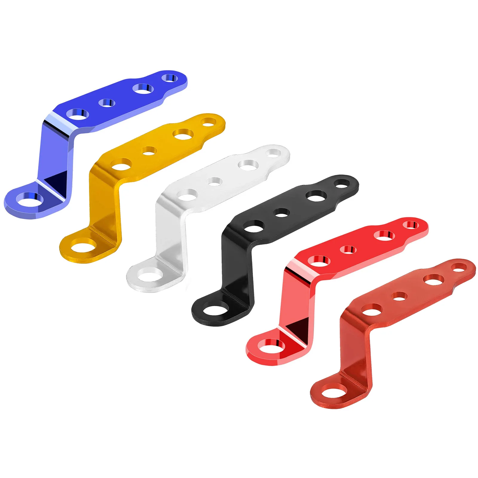 Soporte de faro LED para motocicleta, lámpara de espejo retrovisor, soporte de extensión de foco, abrazadera, accesorios para motocicleta y Scooter