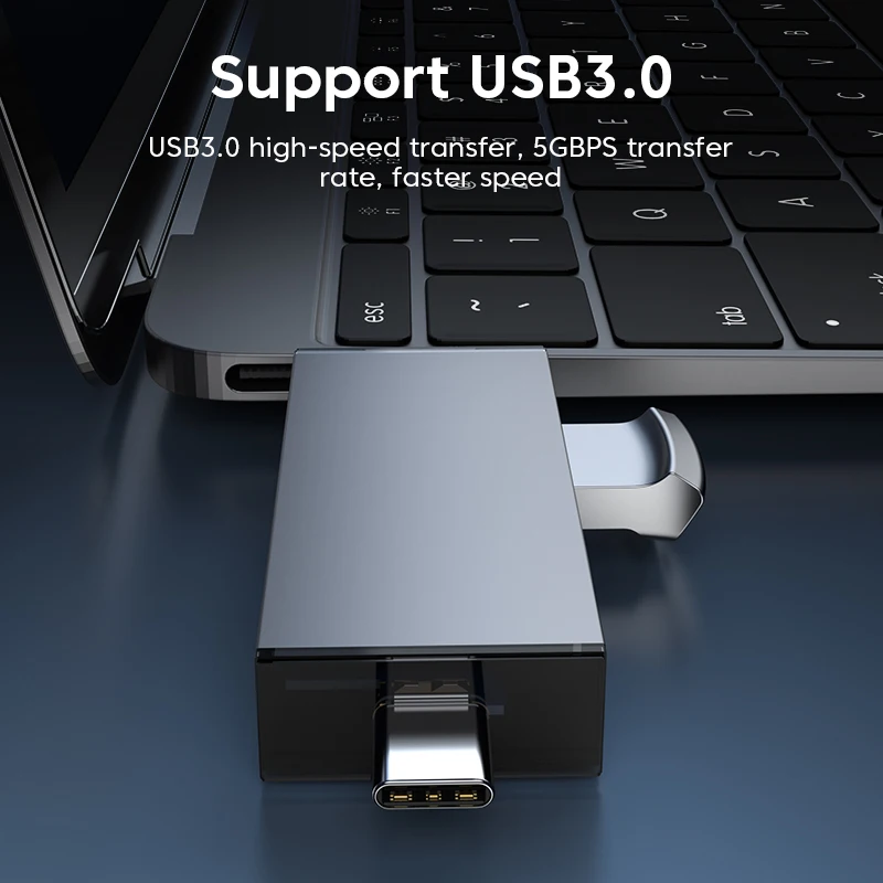 7 In 1 Multifunction Usb 3.0 Card Reader Micro TF SD Card Memory Reader USB Flash Drive Type C Card Adapter OTG