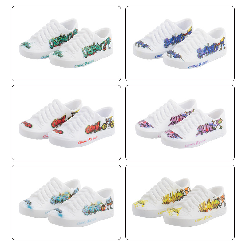 Dedo skate dedo scooter brinquedo dedo skates com calças sapatos e ferramentas mini skate dedo brinquedo para presente