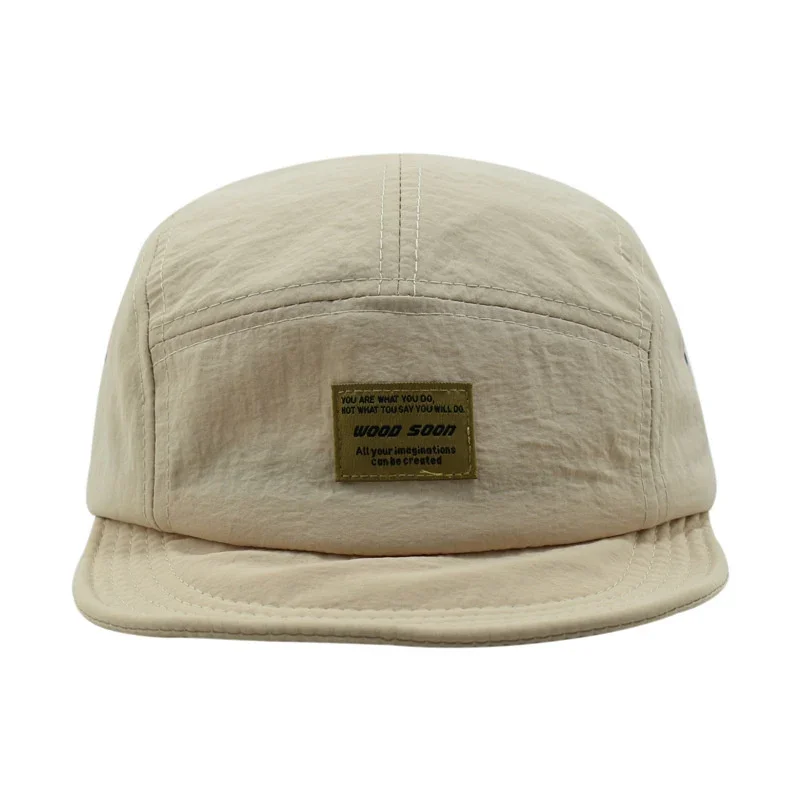 แฟชั่น 5 แผงเบสบอลหมวก Snapback หมวก Quick-drying หมวกปีกแบนสําหรับผู้ชายผู้หญิงฤดูร้อนสบายๆหมวกกันแดด