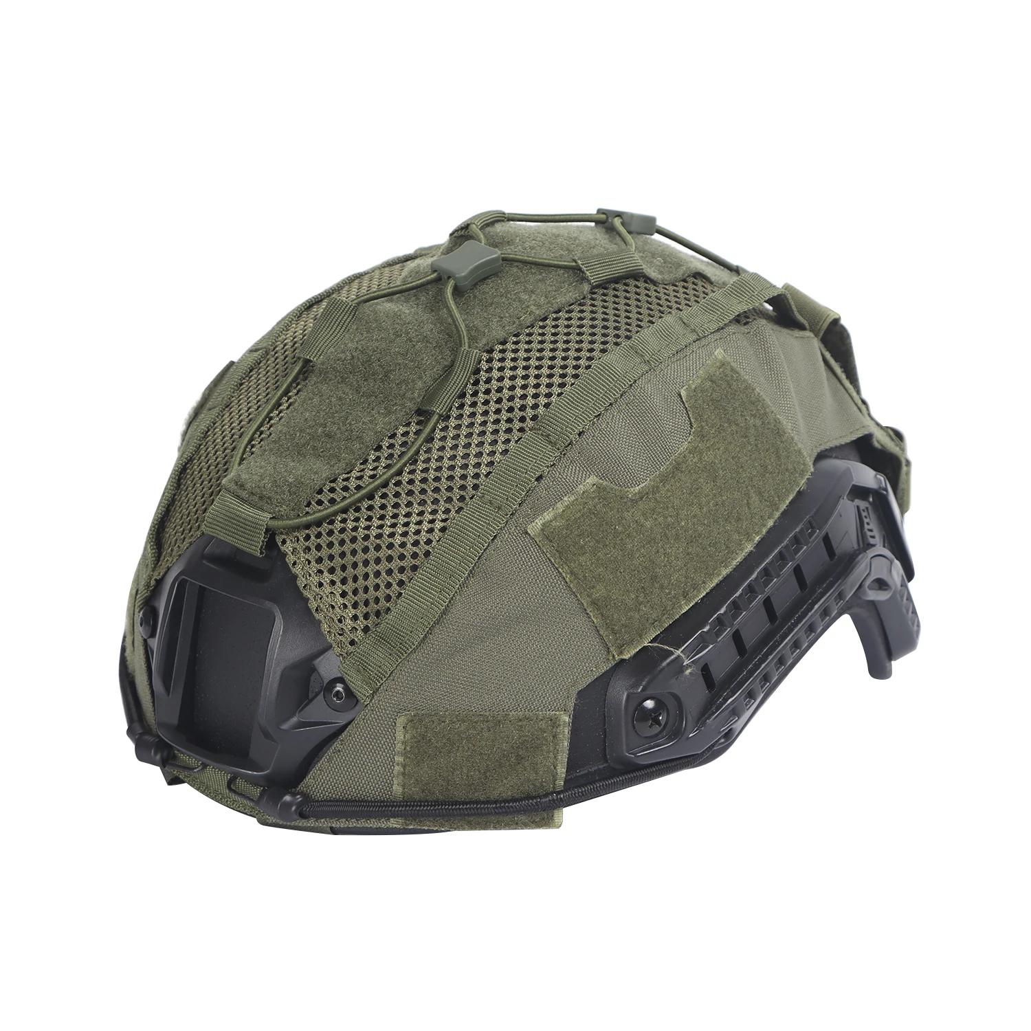 ฝาครอบหมวกกันน็อคยุทธวิธีสำหรับการล่า, พร้อมกระเป๋าแบตเตอรี่ NVG