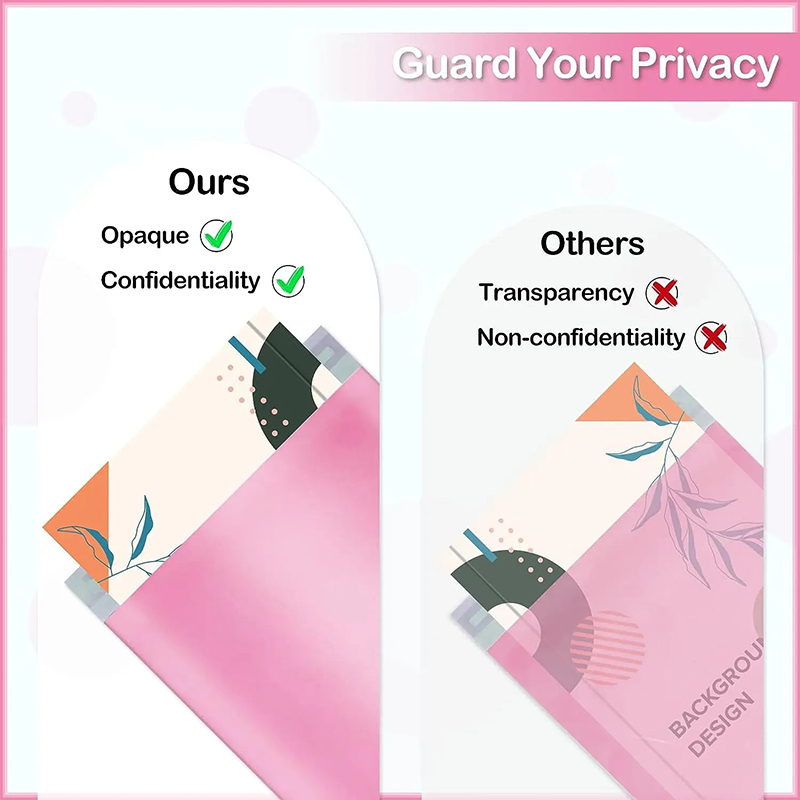 50 個ピンクセルフシール粘着宅配袋保存袋プラスチックポリ封筒メーラー郵便配送メーリングバッグ