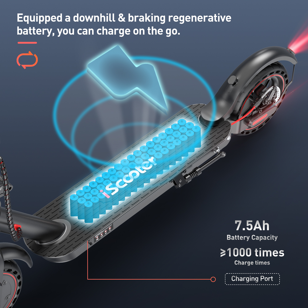 IScooter-Trottinette Électrique pour Adulte, Modèle i9/i9Pro/i9Max, 30/35 kendo, 350/500W