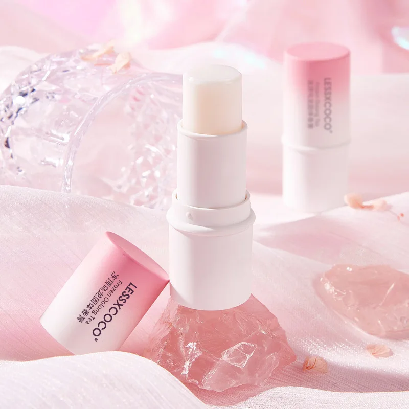 Perfume sólido para estudiantes, palo de bálsamo de larga duración, perfume corporal portátil de bolsillo, bálsamo dulce, melocotones, Oolong, desodorantes