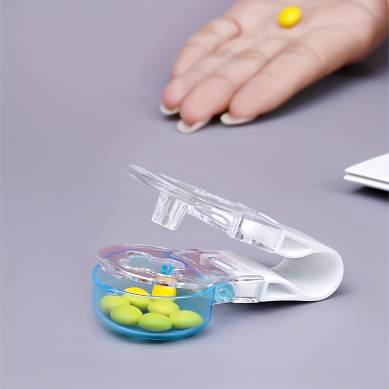 1 PC แบบพกพา Pill Taker Remover กล่องยา Gadgets ในครัวเรือน,แท็บเล็ต,ยาจองเครื่องมือออกแบบใหม่ Pill Dispenser