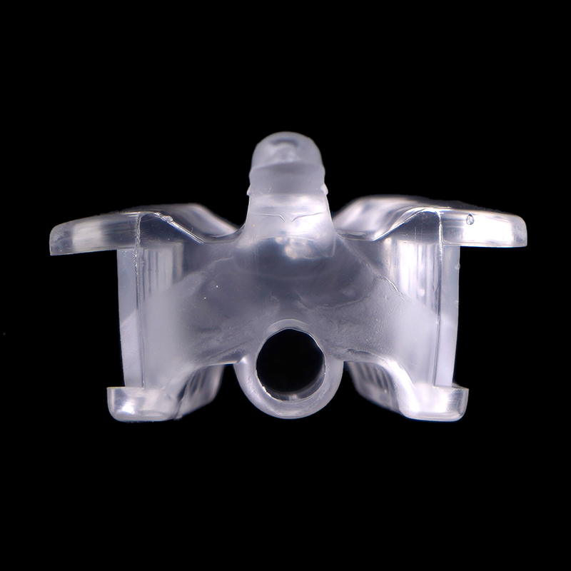 Abridor de boca de silicone dental, 5 peças suporte transparente almofada de mordida retrator saliva ejetor ponta de sucção cuidados orais material odontológico