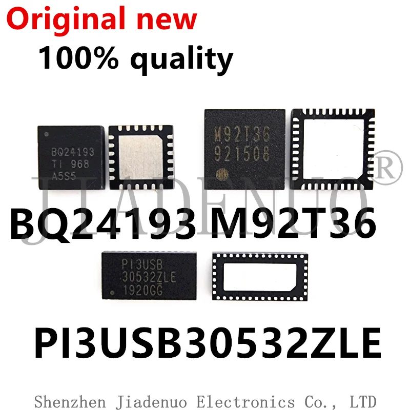 (1-10piece) 100% New M92T36 PI3USB30532ZLE P13USB BQ24193 M92T17 For Nintendo Switch Console Display HDMI-Compatible Chipset
