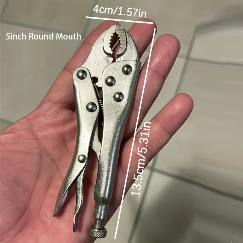 Pinza di bloccaggio per carichi pesanti con morsetto frontale in metallo regolabile per riparazioni di lavorazione del legno e saldatura - Pinza a pressione multifunzionale