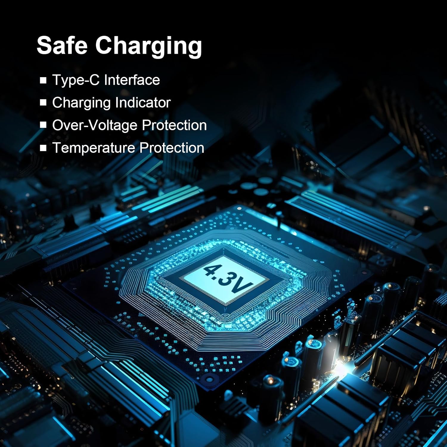 Brangdy 4.3V Type-C Shaver Adapter Charging Converter for Philips Norelco One Blade QP2520 QP2620 QP2515 with Charging Indicator