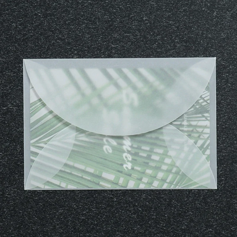 50pcs/lot Blank Translucent Envelope for Invitations Postcards European Giftbox Message Card Letters Business Wedding Envelopes